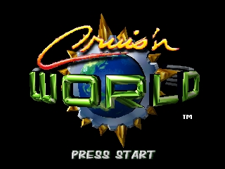 Cruis'n World (Europe) Title Screen